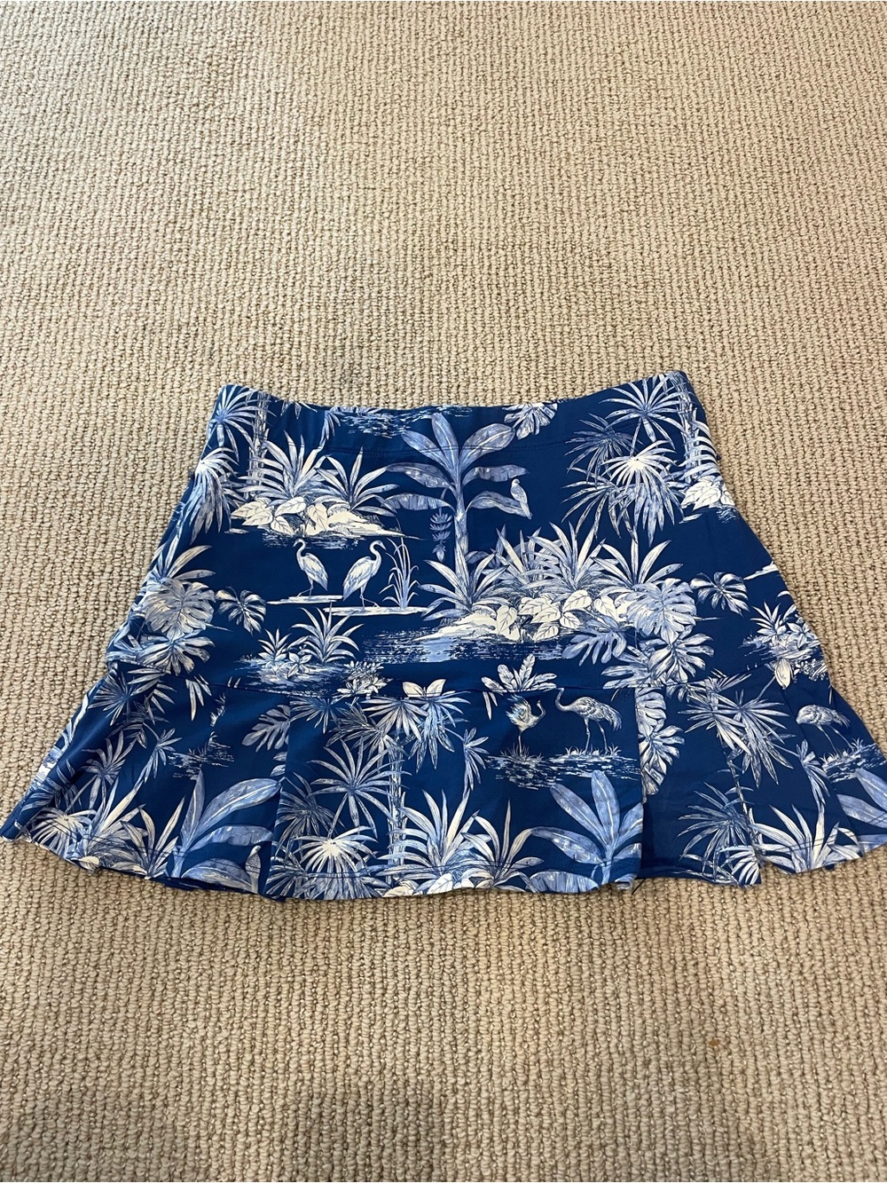 J McLaughlin Blue Printed Skort
